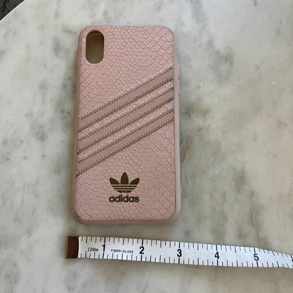 adidas "Samba Rose Snake Snap Case for Apple iPhone Xs/X - Pink - Picture 5 of 7